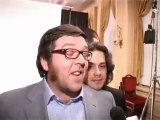 Sony Ericsson Empire Awards 2008: Best Comedy winners for Hot Fuzz - Nick Frost, Simon Pegg and Edgar Wright