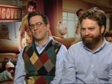 Ed Helms and Zach Galifianakis on The Hangover