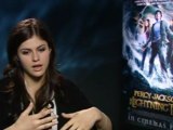 Alexandra Daddario on Percy Jackson and the Lightning Thief