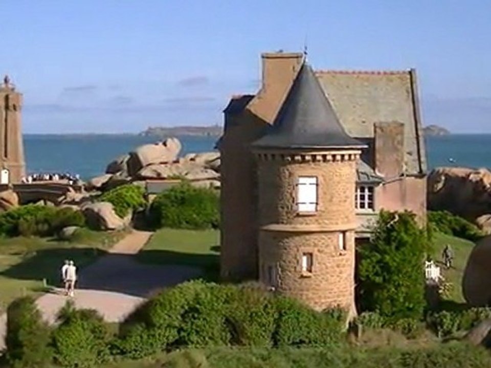 côte de granite rose a perros guirec 180° EN FULL HD  video  2