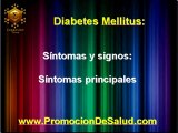DIABETES MELLITUS, SINTOMAS Y SIGNOS (NUTRICION Y SALUD)