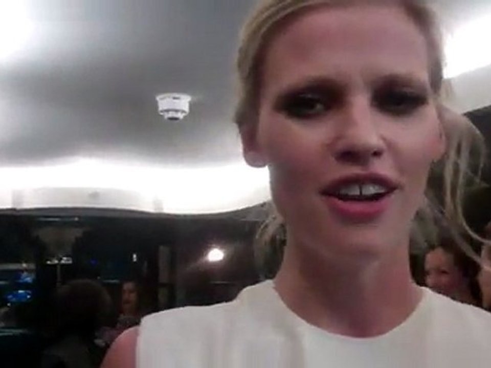 Lara Stone at the British Fashion Awards!