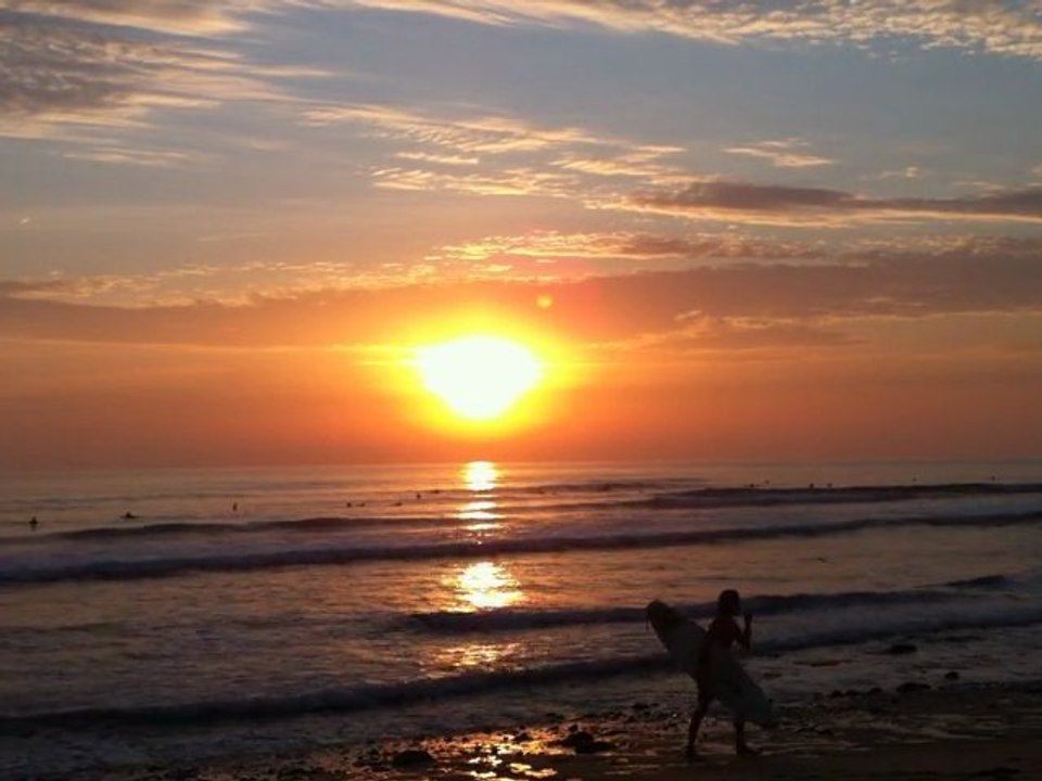 coucher de soleil