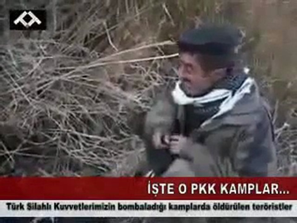 vurulan pkk kampı, ağlayan pkklılar