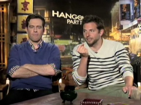 Bradley Cooper And Ed Helms On The Hangover Part II