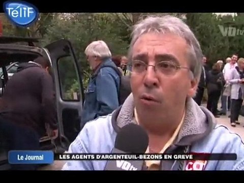 Les agents d’Argenteuil-Bezons en grève