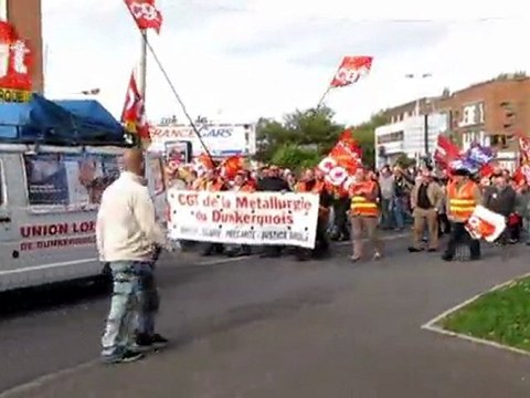 Manif CGT 11 octobre 2011 Dunkerque