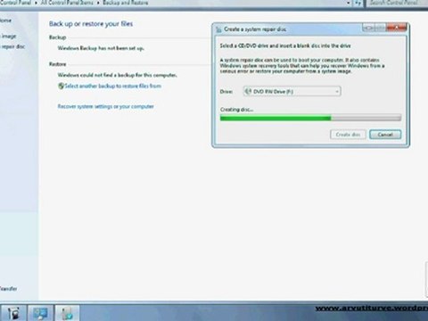 Windows 7 bootable system repair disk - How to make