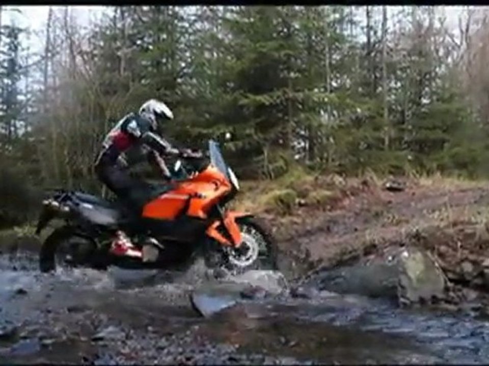 KTM 990 Adventure goes off-road!