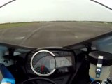 2011 Suzuki GSX-R600 flat out!