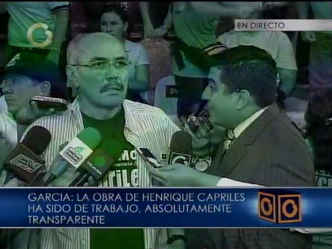 Podemos ratifica su apoyo a Capriles