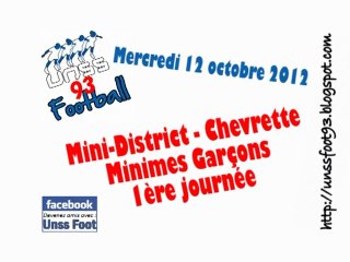 Championnat District Minimes Garçons