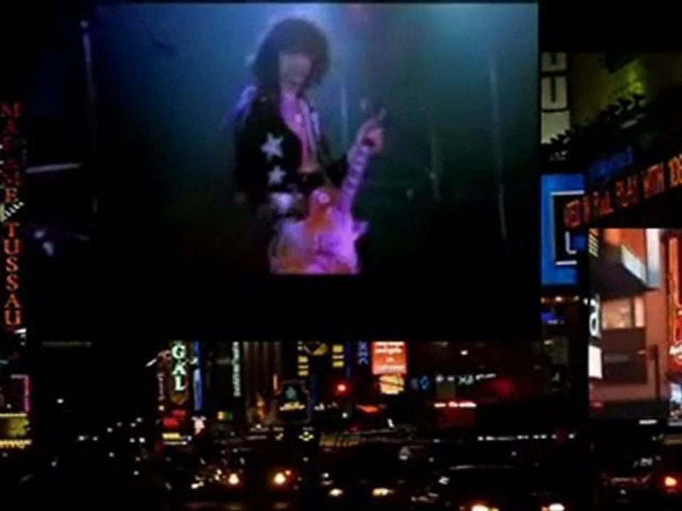 Retour vers Times Square avec Black Dog de Led Zeppelin