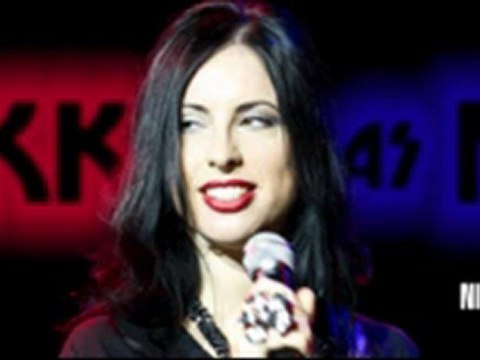 Comedian Caitlin Gill with Nikki Blakk