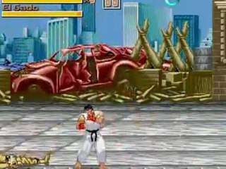 OpenBor Final Street Fighter Ryu moves