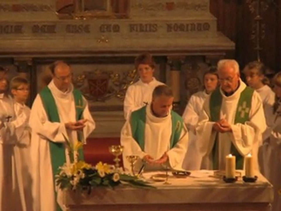 Messe d'installation de M. l'abbé Joseph Schlosser à Abreschviller