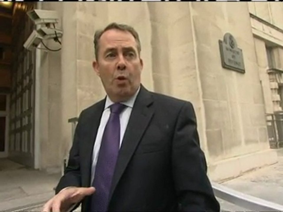 Liam Fox: 'I am focused on Libya'
