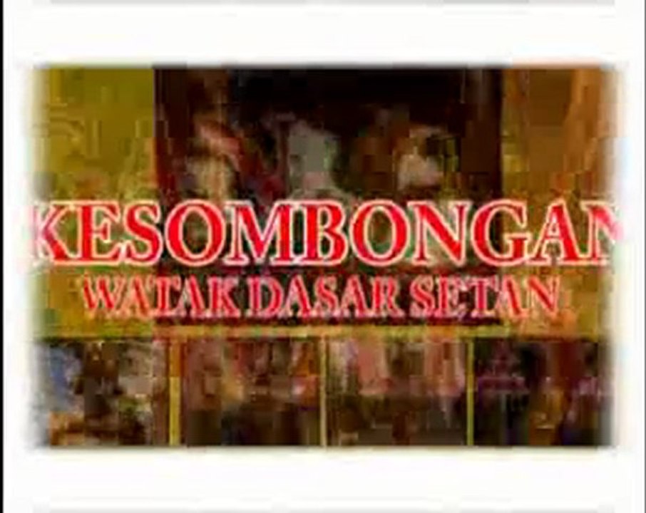 SIFAT SETAN: SOMBONG