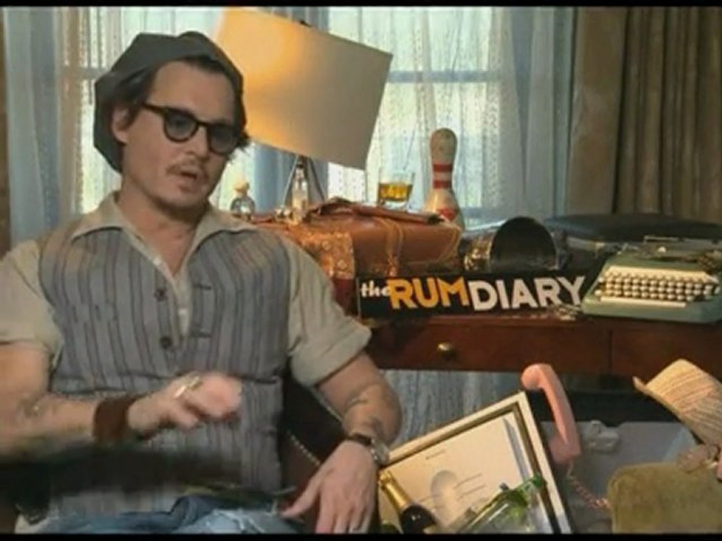Johnny Depp and Amber Heard surrounded