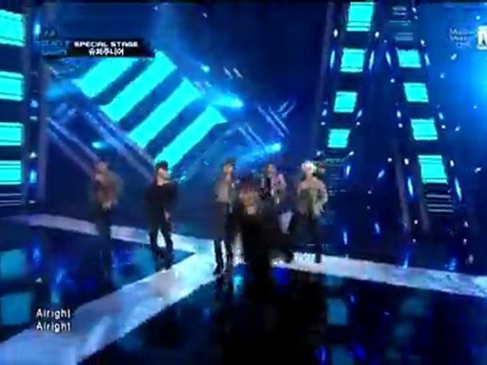 111013 MCD Super Junior - Super Man + A-CHA + Mr. Simple (Special Stage)