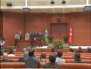 Cumhurbaşkanı Gül ve Brezilya Devlet Başkanı Dilma Rousseff ile arasındaki anlaşmalar