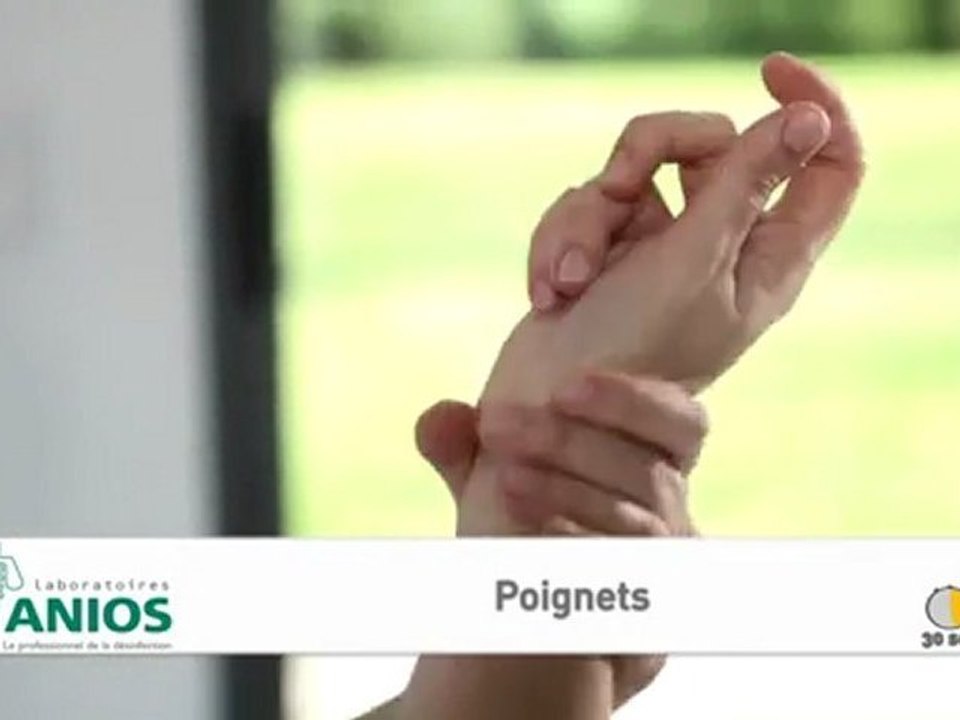 Anios et NM Médical : Désinfection des mains avec le gel hydro alcoolique