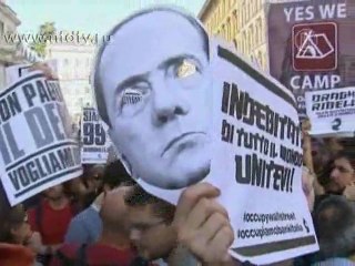 Протест в Риме затянулся до ночи