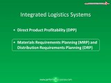 Manufacturing Resource Planning (MRP) and Logistics Systems