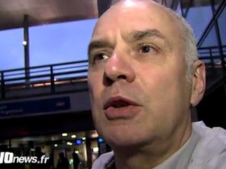 Protestation contre le convoi de déchets nucléaires