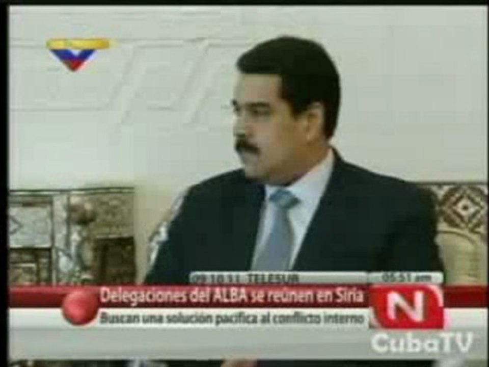 La alianza bolivariana en contra de la agresión a Siria