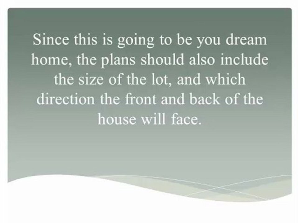Building Your Dream House Plans