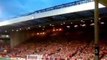 Liverpool FC The Kop singing - Fields of Anfield Road