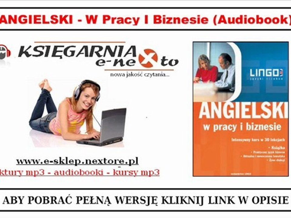 Jak używać angielskiego w pracy? - KURS ANGIELSKI W PRACY i BIZNESIE.(AUDIOBOOK MP3)