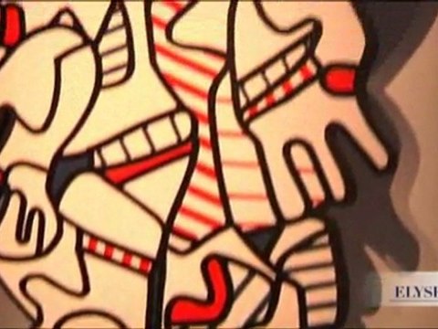 N. Sarkozy inaugure le Centre Pompidou Mobile à Chaumont