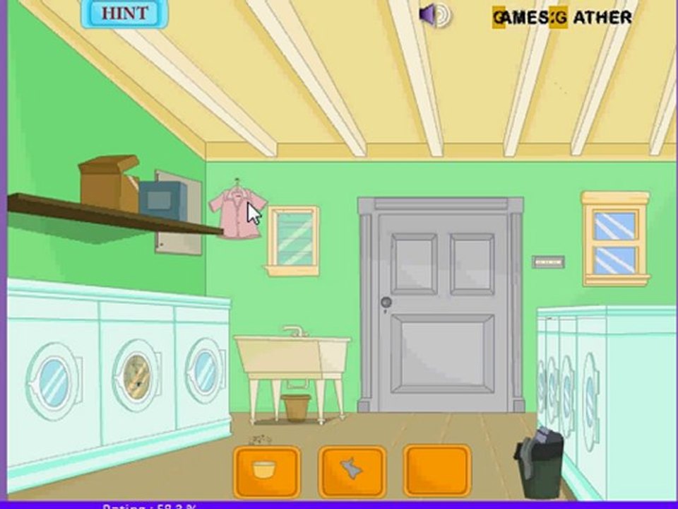 Gathe escape laundry house walkthrough