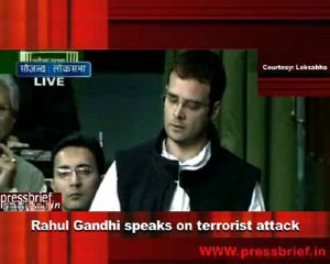 Rahul Gandhi speaks on terrorist attack