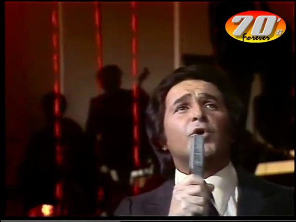 Richard Anthony  "Sur ma vie"  (de Charles .Aznavour) French Cancan - 1974