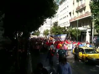 Πορεία ταξιτζήδων στο κέντρο1