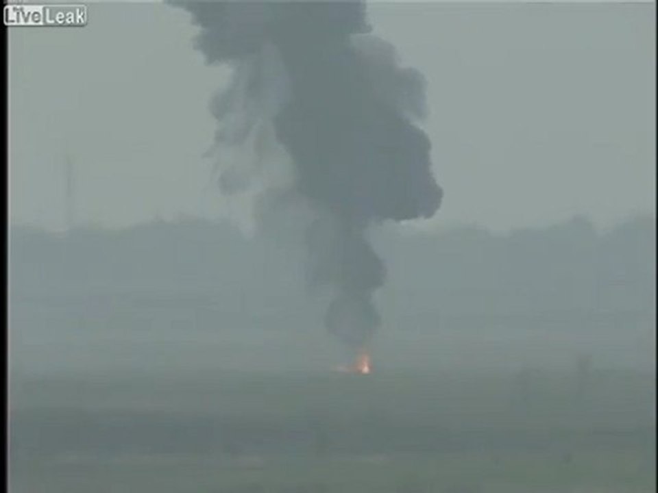 Un jet s'écrase en Chine lors d'une démonstation