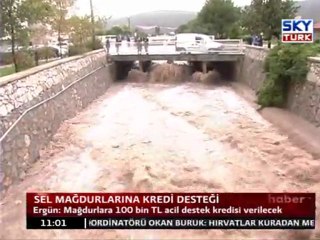 Sel Mağdurlarına Kredi Desteği