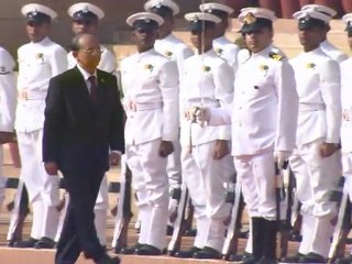 Myanmar leader visits India