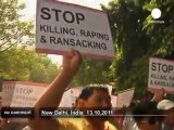 Manifestation en Inde contre la visite du... - no comment
