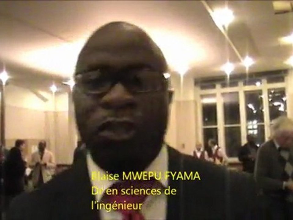 BLAISE MWEPU FYAMA PROCLAME DOCTEUR EN SCIENCES DE L'INGENIEUR