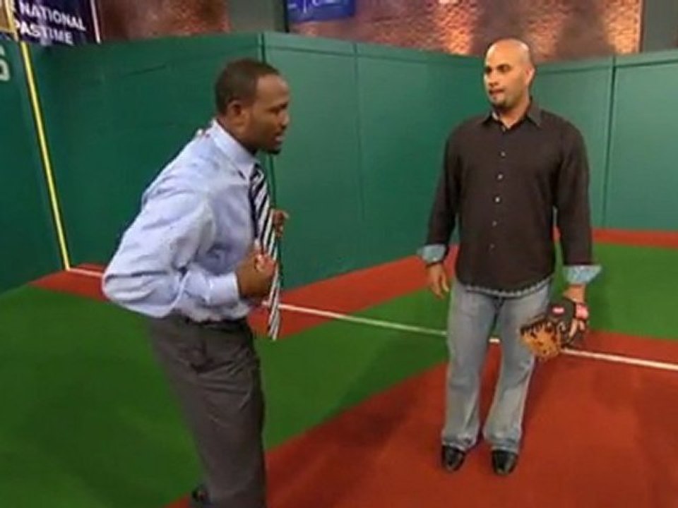 Albert Pujols on fielding 1st Base