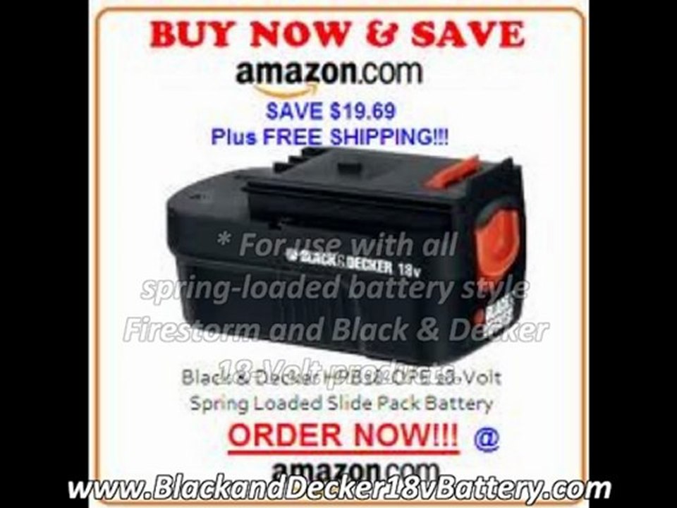 Black and Decker 18v Battery - blackanddecker18vbattery.com