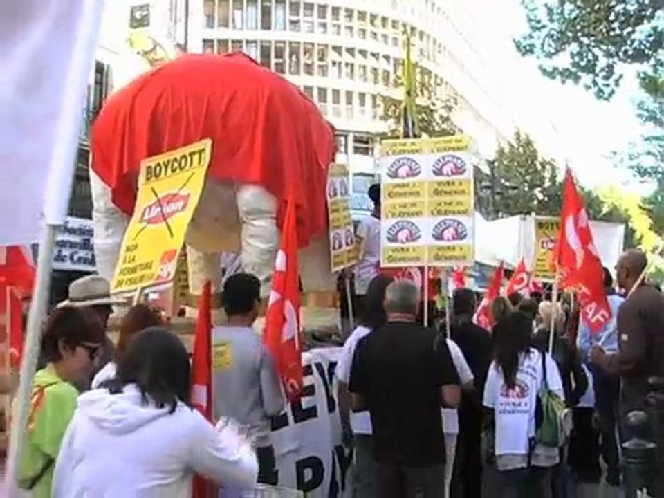 Bernard Thibault avec les Fralib