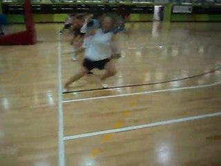 Plyo step + T step + Split step 2