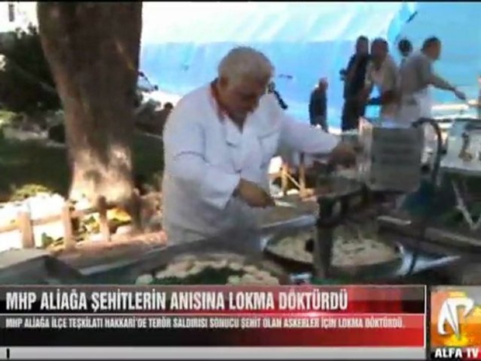 Mhp Aliağa Şehitlerin Anısına Lokma Döktürdü