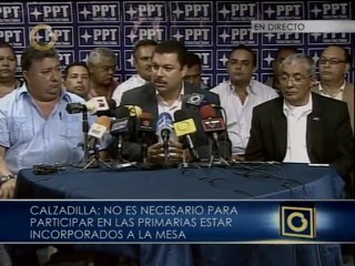 Simón Calzadilla encabeza el PPT