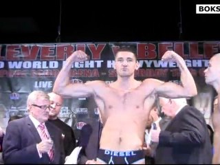 Cleverly - Bellew: Weigh-in